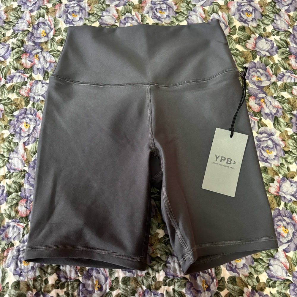 YPB by Abercrombie & Fitch Gray Bike Shorts